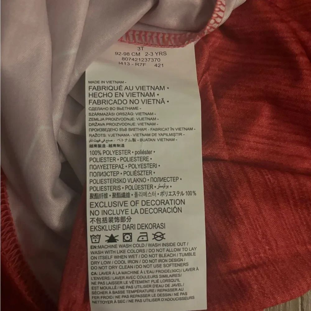 Nike Kids Red Long Sleeve Shirt - Picture 3 of 3